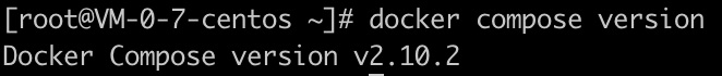 docker compose版本